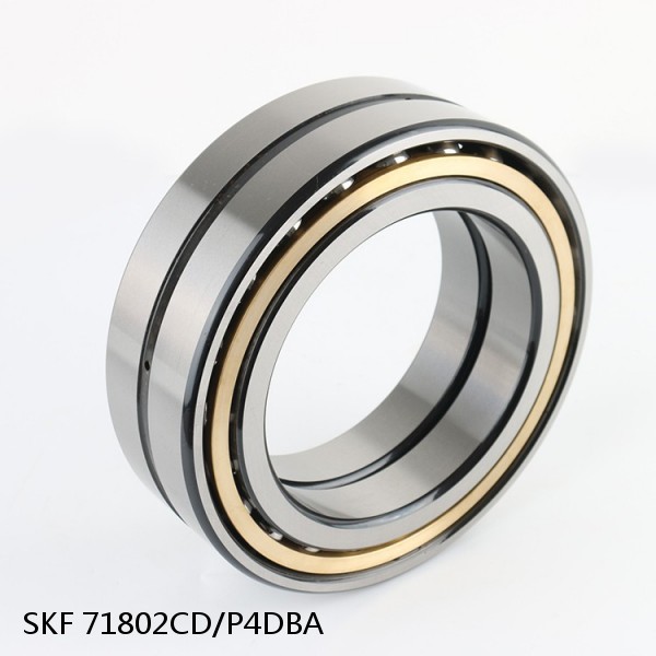 71802CD/P4DBA SKF Super Precision,Super Precision Bearings,Super Precision Angular Contact,71800 Series,15 Degree Contact Angle